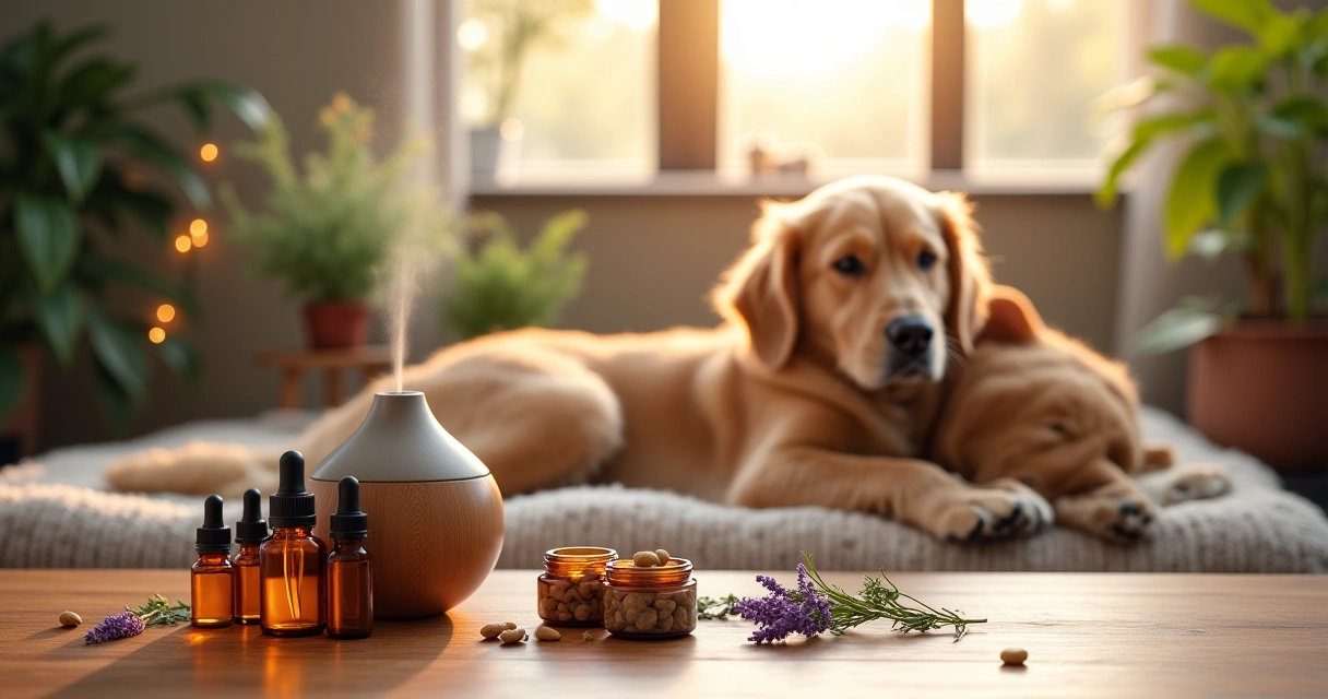 Essential Oils Holiday Pet Anxiety