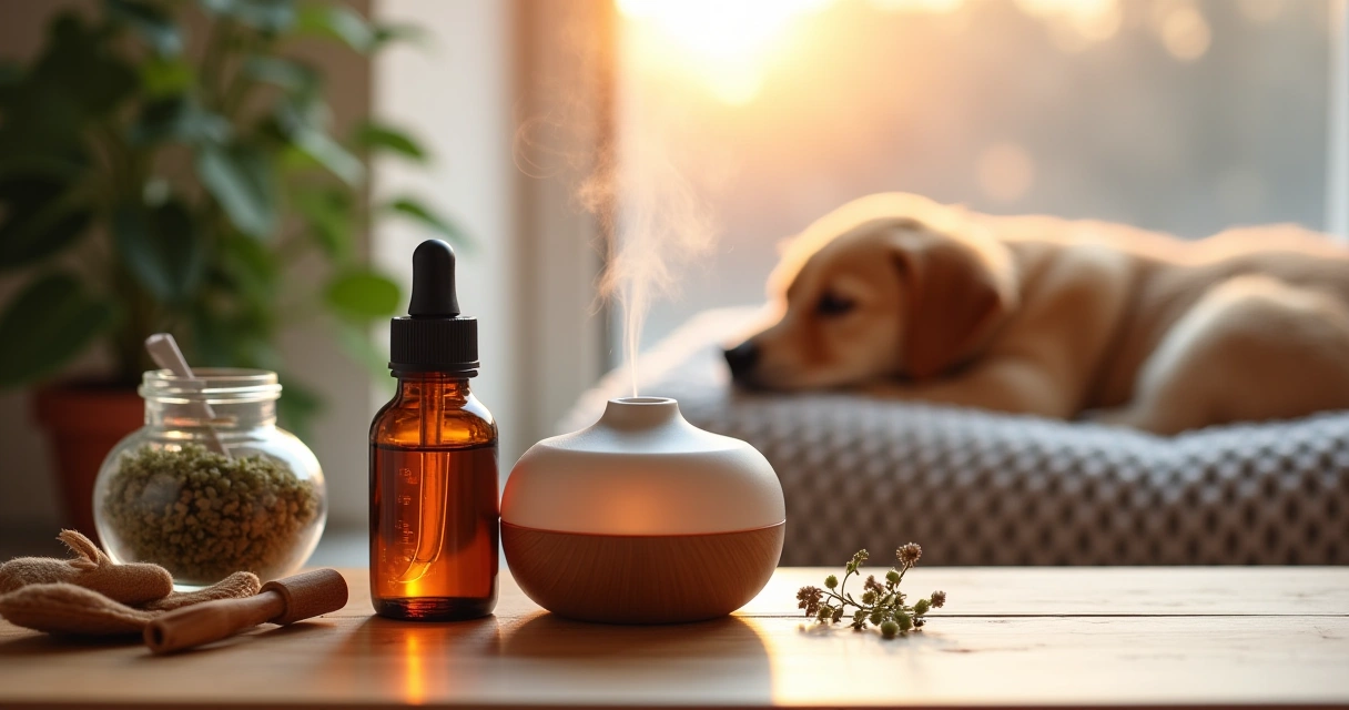 Winter Aromatherapy for Pet Relaxation