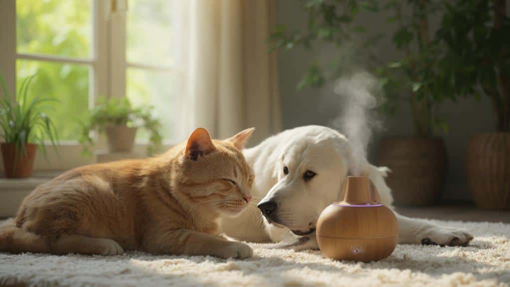 herbal pet calming diffuser considerations
