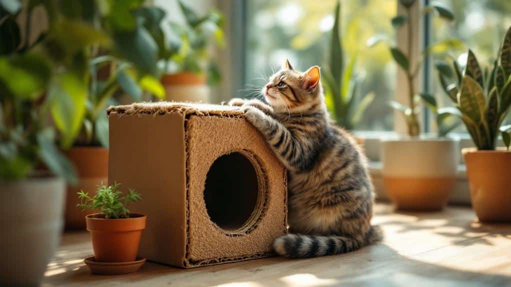 sustainable cat scratching posts