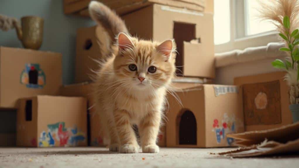 creative cardboard maze design