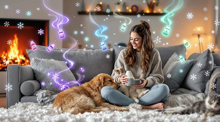 pet safe winter essential oils