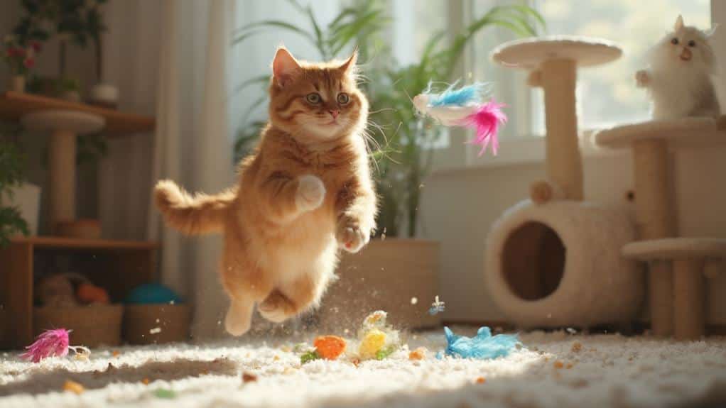 sustainable feline playthings rotation