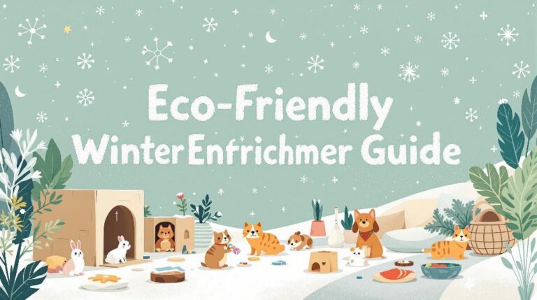 sustainable winter pet activities