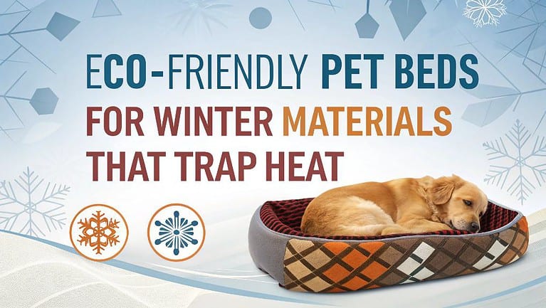 warm sustainable pet bedding